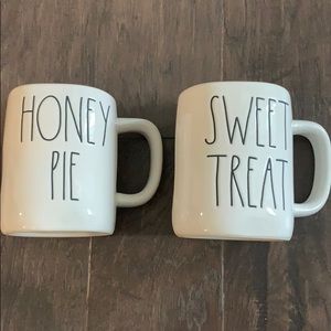 RAE DUNN ‘HONEY PIE / SWEET TREAT’ MUGS. NEW!
